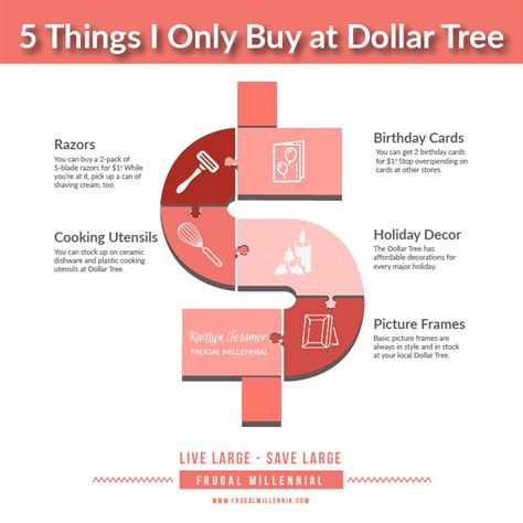 5 Things I Only Buy At Dollar Tree Kaitlyn Tessmer The Frugal Millennial