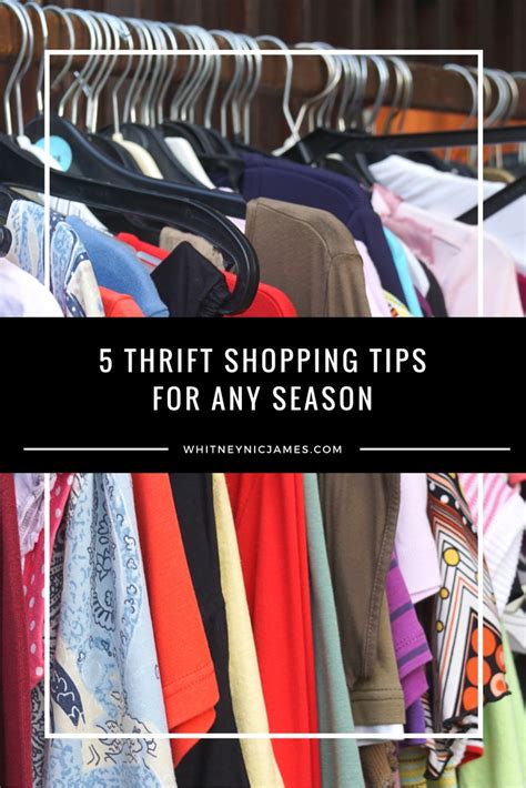 5 Thrift Shopping Tips Rl