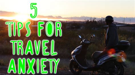 5 Tips For Travel Anxiety Travel Tips Tuesdays Youtube