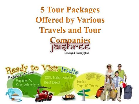 5 Tour Packages Offered By Various Travels And Tour Companies