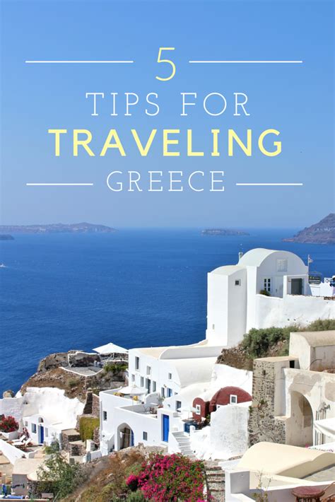 5 Travel Tips For Greece Adelante