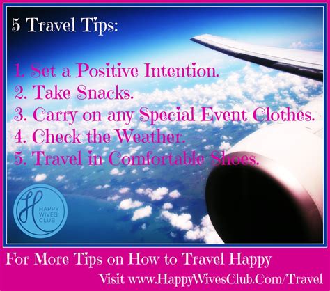 5 Travel Tips You Shouldn T Leave Home Without Happy Wives Club