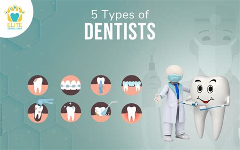 5 Types Of Dentists Elite Dental Care