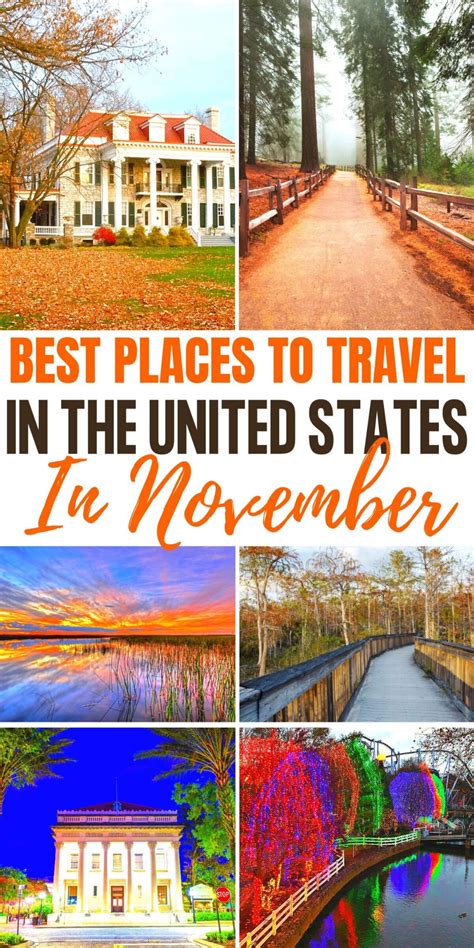 5 Unique Places To Travel In November In The Us October Travel