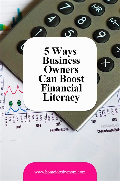 5 Ways Business Owners Can Boost Financial Literacy Home Jobs By Mom