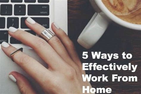 5 Ways To Effectively Work From Home Sili Recio