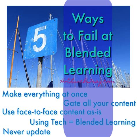 5 Ways To Fail At Blended Learning Hot Lunch Tray