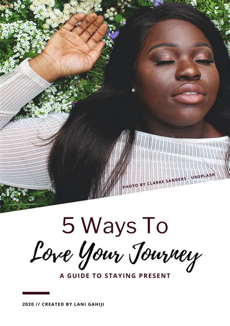 5 Ways To Love Your Journey Workbook