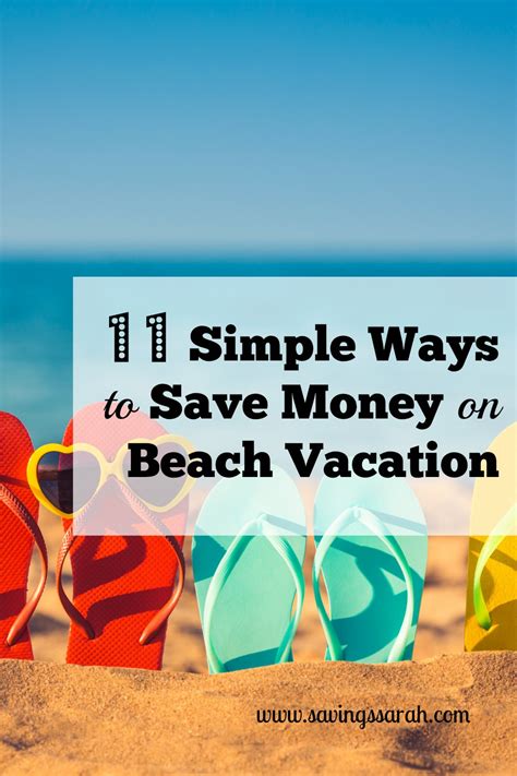 5 Ways To Save Money On A Beach Vacation