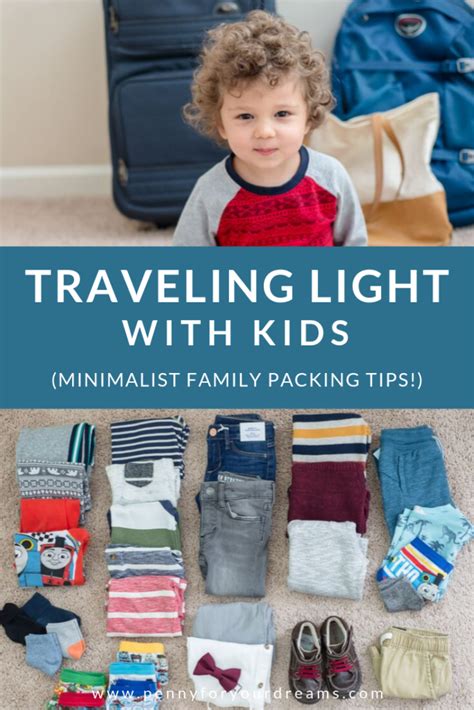 5 Ways To Travel Light With Kids Less Minimalism Productivity