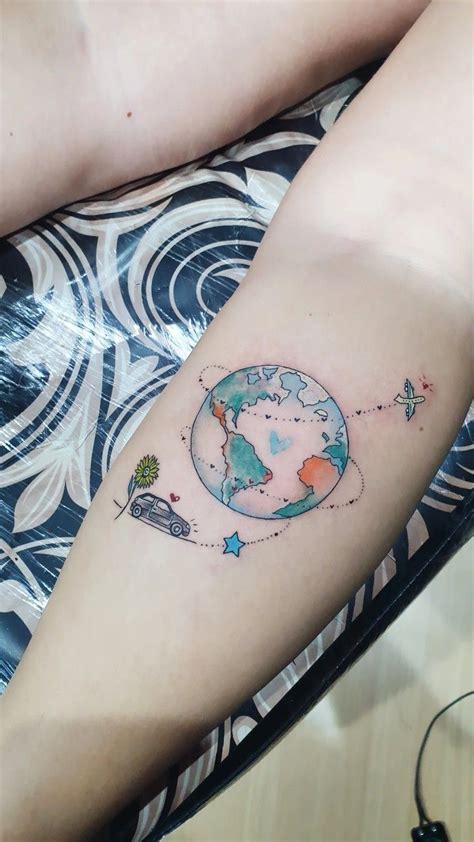 50 Best Small Travel Tattoos Ideas That Will Inspire Inner Wanderers Side Tattoos Women Tattoos