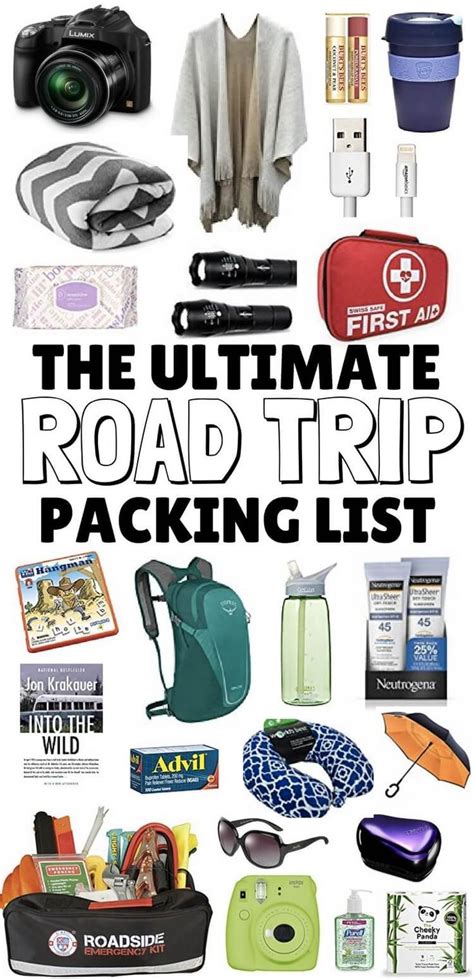 50 Packing Essentials To Survive A Road Trip Road Trip Packing List