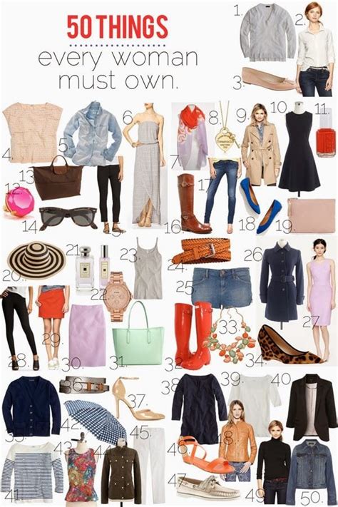 50 Things Every Woman Should Own Mom Fabulous Cute Fashion Style