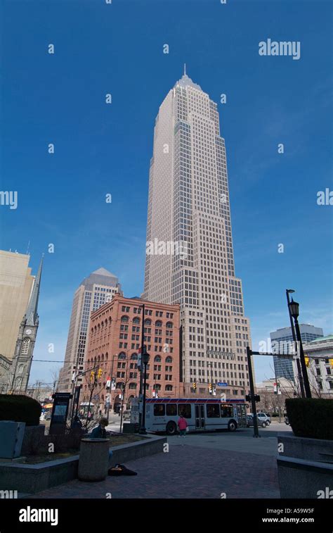 57 Story Key Tower Building In Downtown Cleveland Ohio Sightseeing