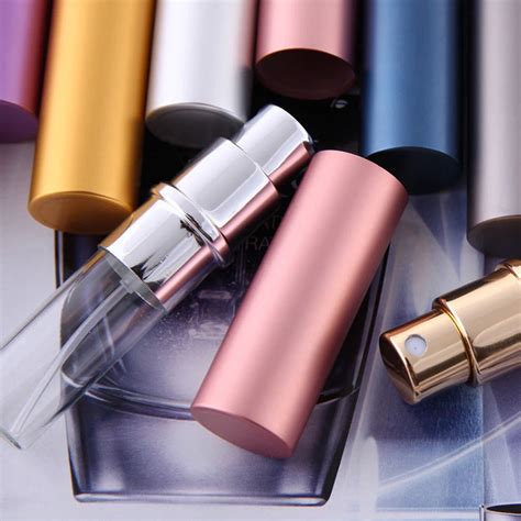 5Ml Perfume Refill Bottle Portable Mini Refillable Spray Jar Scent Pump Empty Cosmetic