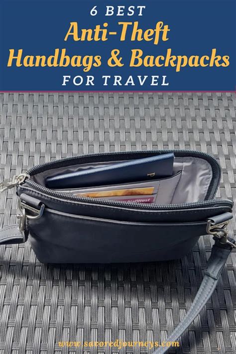 6 Best Anti Theft Travel Bags With Travelon Pacsafe Savored Journeys