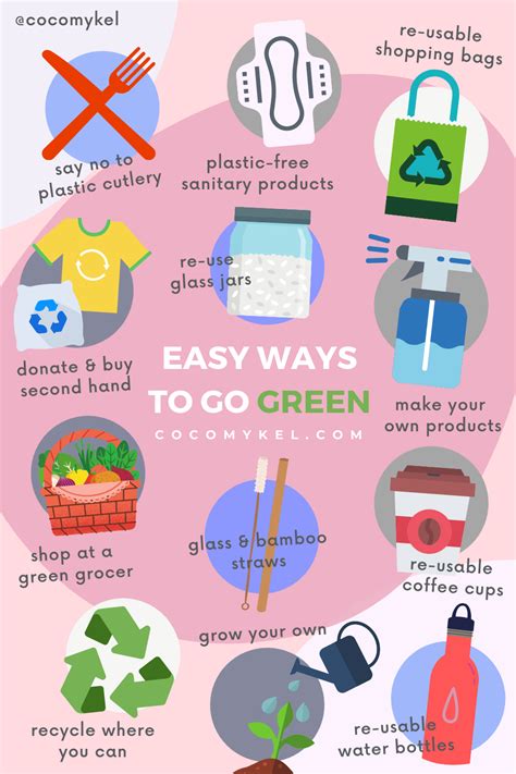 6 Easy Ways To Go Green