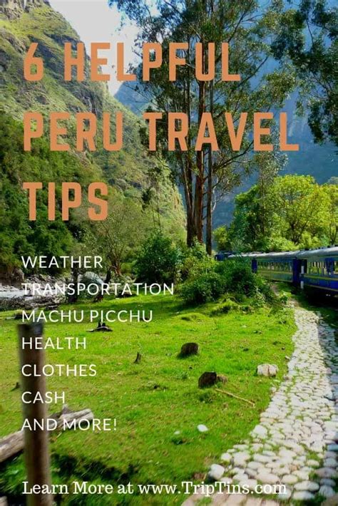 6 Helpful Peru Travel Tips Know Before You Go Triptins