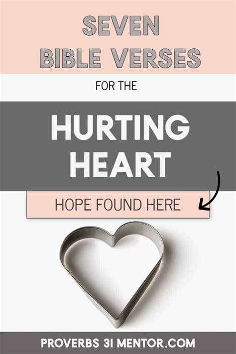 7 Bible Verses For The Hurting Heart Proverbs 31 Mentor