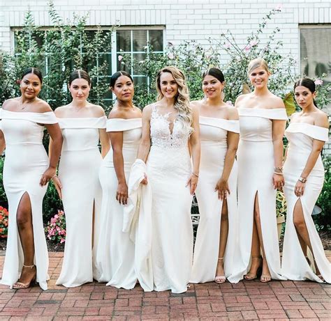 7 Bridal Parties That Will Make You Fall In Love With The White Bridesmaid Dresses Trend Lulus