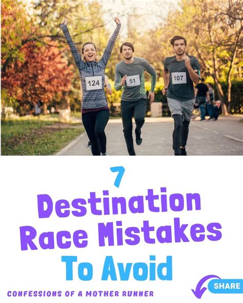 7 Destination Race Mistakes To Avoid