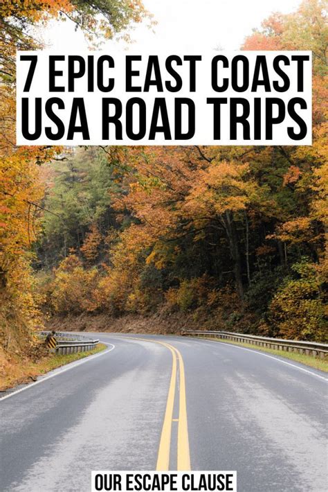 7 Epic East Coast Usa Road Trip Routes Artofit