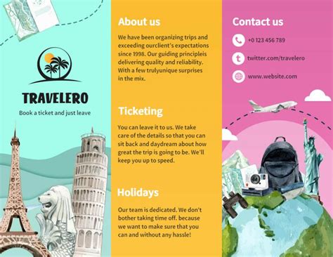 7 Great Travel Brochure Examples And Design Samples Brochure Examples