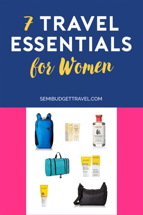 7 Travel Essentials For Women Semi Budget Travel