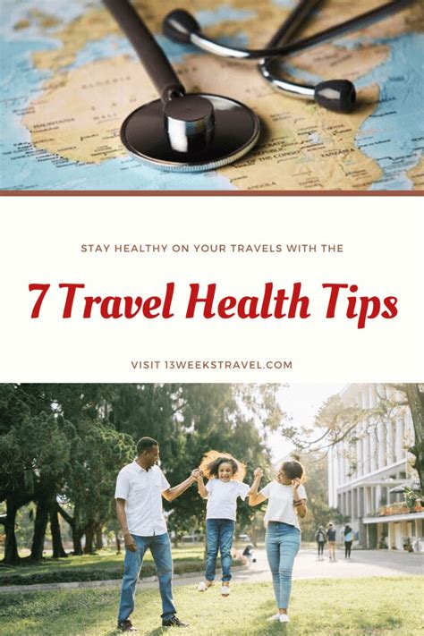 7 Travel Health Tips Useful Resources 13 Weeks Travel