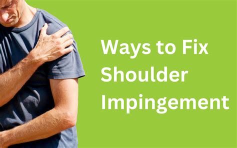 7 Ways To Fix Shoulder Impingement In 30 Days Or Less Body Smart Health Amp Performance Langley