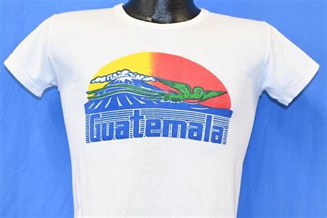 70S Guatemala Volcano Quetzal Sunset Central America Gem