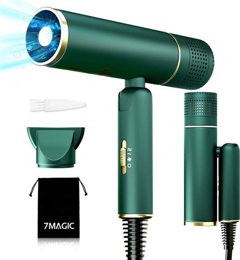 7Magic Travel Hair Dryers For Women Men Foldable Lightweight Blow