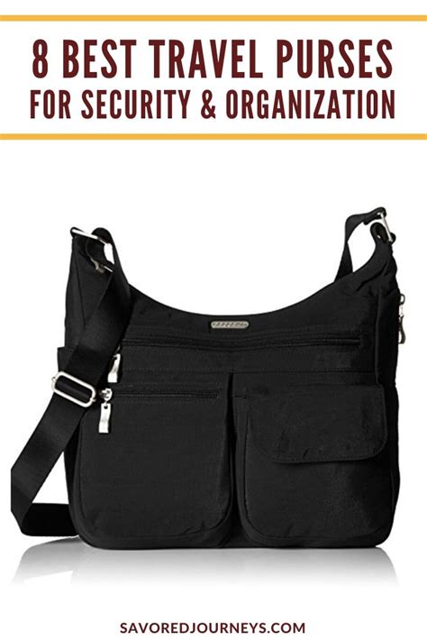 8 Best Travel Purses For Security Organization Savored Journeys