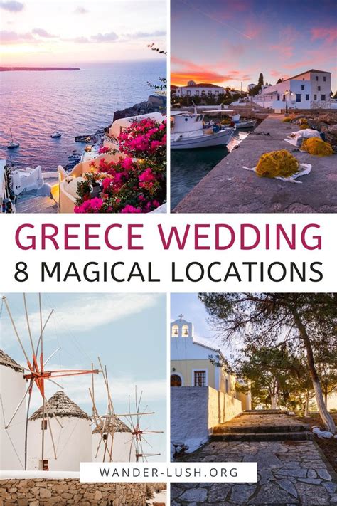 8 Magnificent Wedding Destinations In Greece For 2023