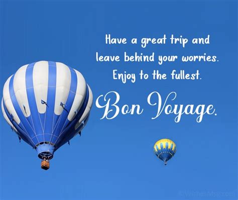 80 Bon Voyage Wishes Messages And Quotes Wishesmsg