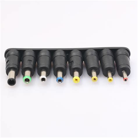 8Pcs Universal Notebook Laptop Ac Dc Power Charger With Wire Supply Adapter Tips Connector Jack