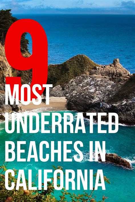 9 Of The Most Underrated Beaches In California California Travel Road