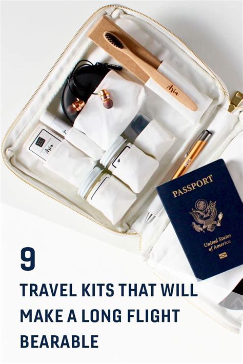 9 Travel Kits That Will Make A Long Flight Bearable