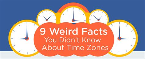 9 Weird Facts You Didn T Know About Time Zones Infographic Visualistan