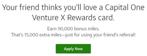 90K Bonus For Venture X Card Now Available Through Referrals Ymmv