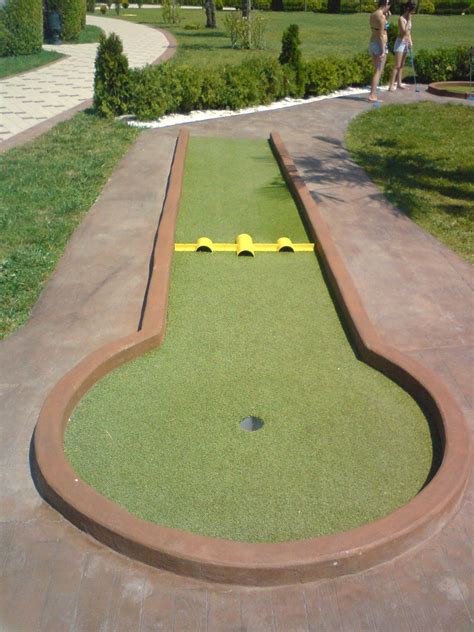 A Course We Have Build Or Made Mini Golf Course Golf Courses