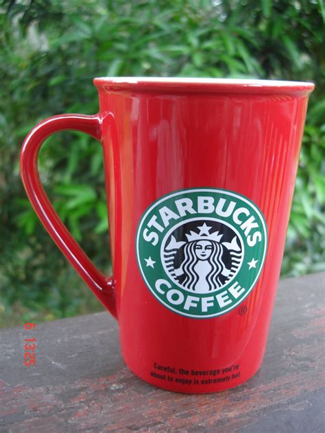 A Cup A Day 2010 Starbucks Logo Red Mug