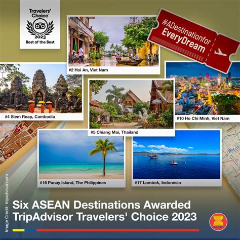 A Destination For Every Dream Six Asean Destinations Awarded