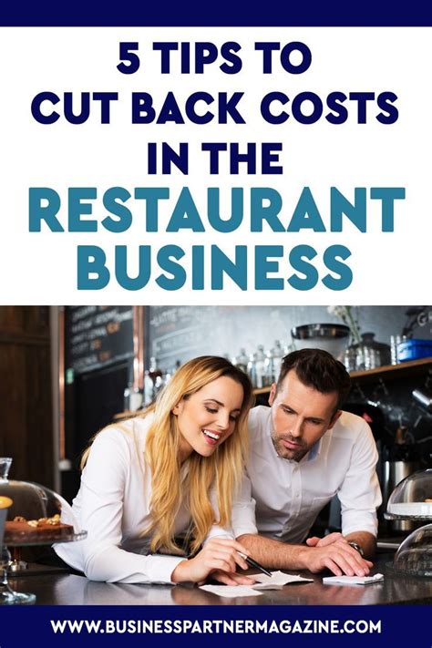 A Man And Woman Looking At A Restaurant Menu With The Title 5 Tips To