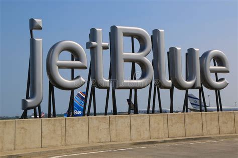 A Sign At Jetblue Terminal 5 At John F Kennedy International Airport In