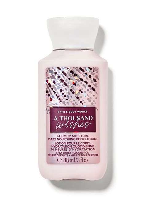 A Thousand Wishes Travel Size Daily Nourishing Body Lotion Bath And