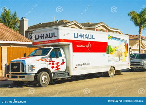 A Uhaul Rental Truck Editorial Photo Cartoondealer Com 183304655