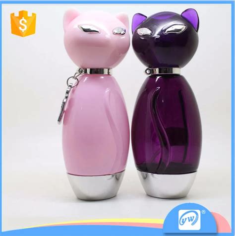 A2721 60Ml Cute Cat Shape Colored Perfume Glass Bottle For Sale Buy