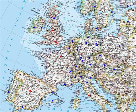 Aa Map Of Europe Topographic Map Of Usa With States