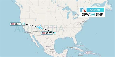 Aa2448 Flight Status American Airlines Dallas To Sacramento Aal2448